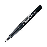 ARTLİNE ERG-243 ERGOLİNE KALİGRAFİ KALEMİ 3mm SİYAH 1Lİ BLİSTER (A-ERG-243.B1 BLACK) - ARTLİNE