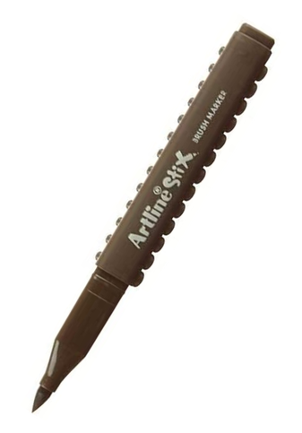 Artline Etx-200 Stix Drawing Pen Keçe Uçlu Çizim Kalemi 0.5mm Koyu Kahverengi (A-Etx-200 D.Brown) - 1