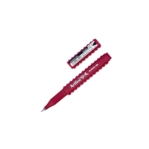 Artline Etx-200 Stix Drawing Pen Keçe Uçlu Çizim Kalemi 0.5mm Koyu Kırmızı (A-Etx-200 D.Red) - 1