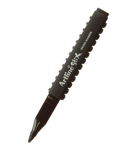 Artline Etx-200 Stix Drawing Pen Keçe Uçlu Çizim Kalemi 0.5mm Siyah (A-Etx-200 Black) - 1