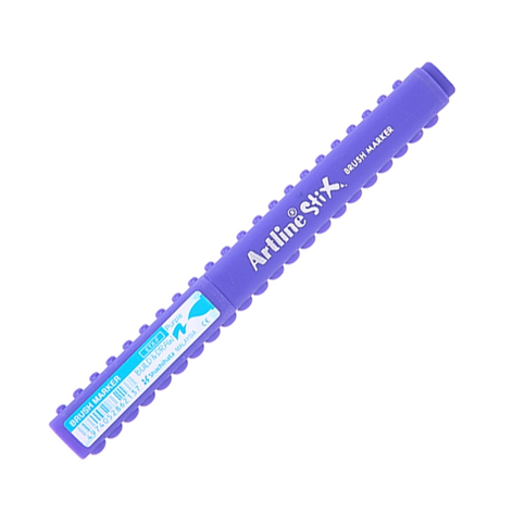 Artline Etx-F Stix Brush Markör Esnek Fırça Uçlu Keçeli Kalem Mor (A-Etx-F Purple) - 1