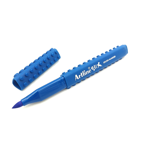 Artline Etx-F Stix Brush Markör Esnek Fırça Uçlu Keçeli Kalem Royal Mavi (A-Etx-F R.Blue) - 1