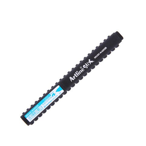 Artline Etx-F Stix Brush Markör Esnek Fırça Uçlu Keçeli Kalem Siyah (A-Etx-F Black) - 1