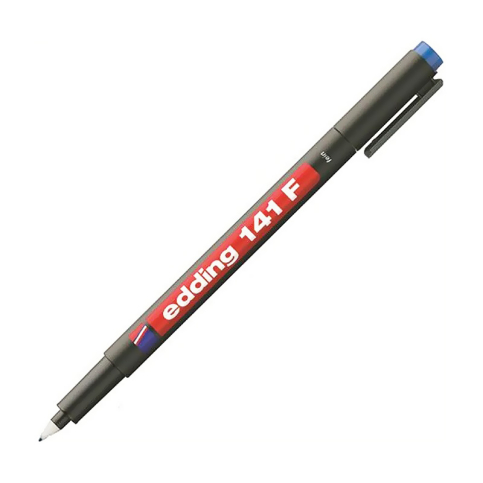 Edding 141F Asetat-Cd Kalemi 0.6Mm Mavi - 1