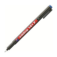 Edding 141F Asetat-Cd Kalemi 0.6mm Mavi - 3