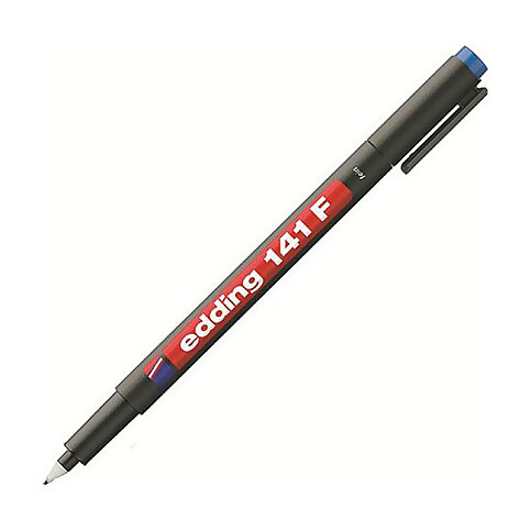 Edding 141F Asetat-Cd Kalemi 0.6mm Mavi - 3