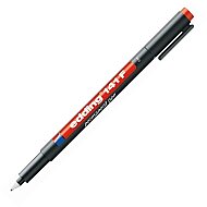EDDİNG 141F ASETAT-CD KALEMİ 0.6mm KIRMIZI - EDDİNG