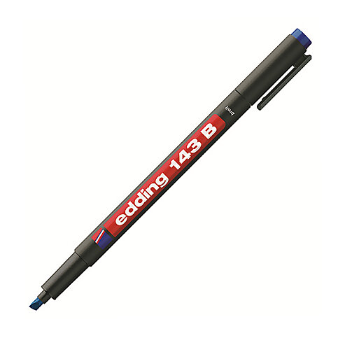 Edding 143B Asetat-Cd Kalemi 3mm Mavi - 4