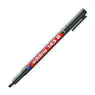 Edding 143B Asetat-Cd Kalemi 3mm Siyah - EDDİNG (1)