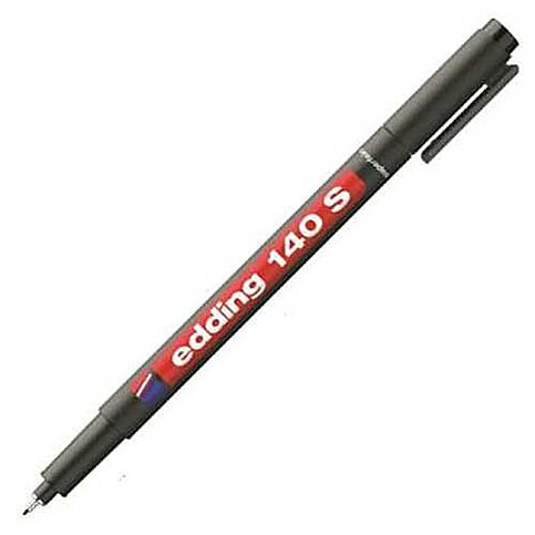 Edding 147S Asetat-Cd Kalemi 0.3mm Silgili Kırmızı - 2