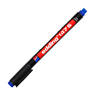 Edding 147S Asetat-Cd Kalemi 0.3mm Silgili Mavi - EDDİNG (1)