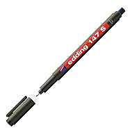 EDDİNG 147S ASETAT-CD KALEMİ 0.3mm SİLGİLİ SİYAH - EDDİNG