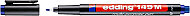 EDDİNG 149M ASETAT-CD KALEMİ 1mm SİLGİLİ MAVİ - EDDİNG