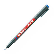 EDDİNG 149M ASETAT-CD KALEMİ 1mm SİLGİLİ MAVİ - 3