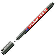 EDDİNG 149M ASETAT-CD KALEMİ 1mm SİLGİLİ SİYAH - EDDİNG (1)