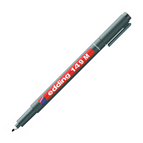 Edding 149m Asetat-Cd Kalemi 1mm Silgili Siyah - 2
