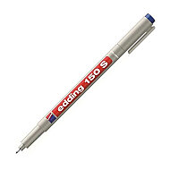 EDDİNG 150S SİLİNEBİLİR ASETAT-CD KALEMİ (NON PERMANENT) 0.3mm MAVİ - EDDİNG