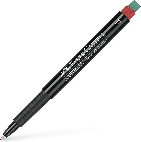 FABER-CASTELL ASETAT-CD KALEMİ F KIRMIZI (5010151321) - 1