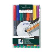 Faber-Castell Asetat-Cd Kalemi S 8 Renk (152309) - FABER CASTELL