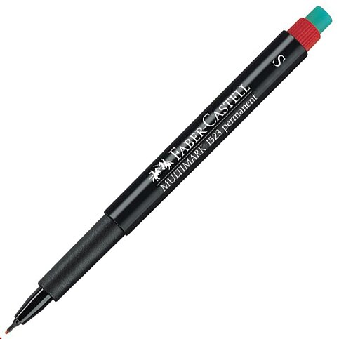 FABER-CASTELL ASETAT-CD KALEMİ S KIRMIZI (5010152321) - 1