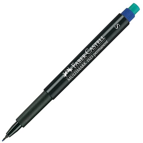 FABER-CASTELL ASETAT-CD KALEMİ S MAVİ (5010152351) - 1