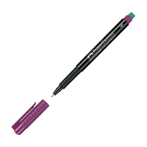 Faber-Castell Asetat-Cd Kalemi S Mor (5010152337) - 2