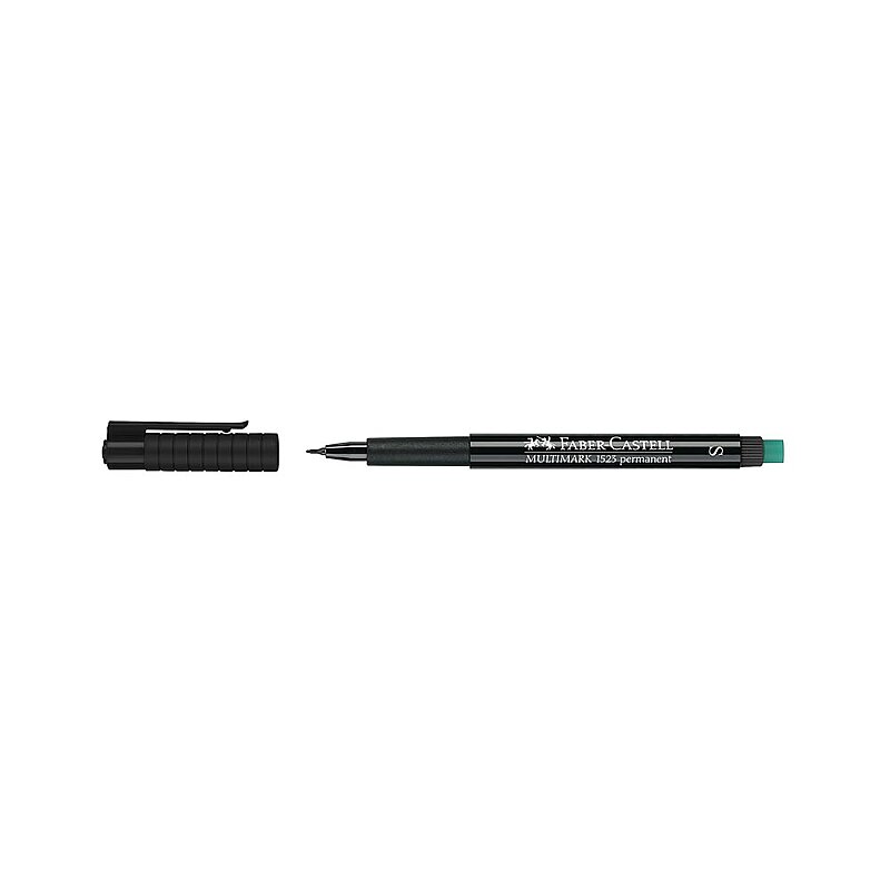FABER-CASTELL ASETAT-CD KALEMİ S SİYAH (5010152399)