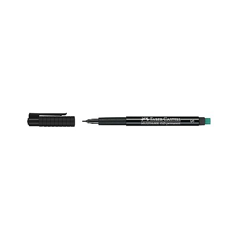 FABER-CASTELL ASETAT-CD KALEMİ S SİYAH (5010152399) - 1