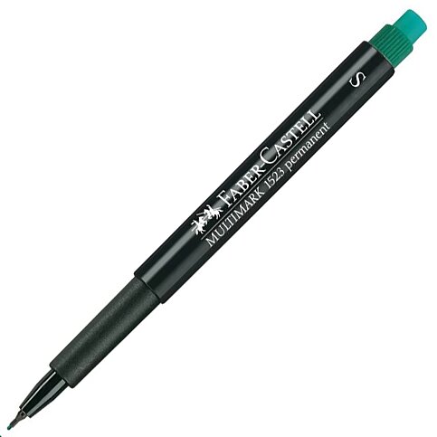 FABER-CASTELL ASETAT-CD KALEMİ S YEŞİL (5010152363) - 1