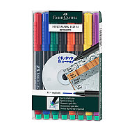 FABER-CASTELL ASETAT-CD KALEMİ M 8 RENK (5010152509) - 3