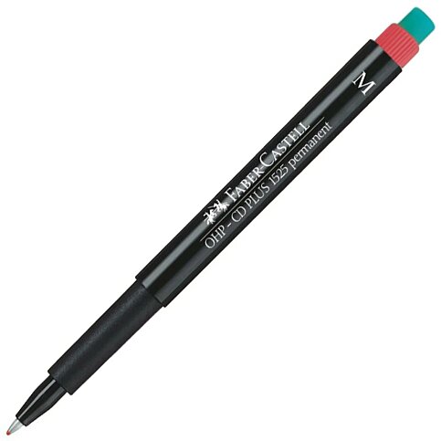 FABER-CASTELL ASETAT-CD KALEMİ M KIRMIZI (5010152521) - 1