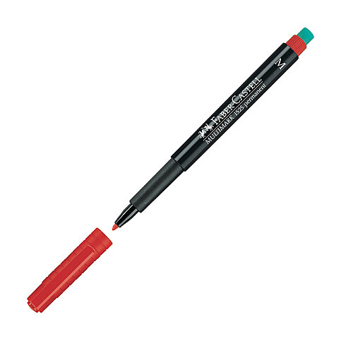 FABER-CASTELL ASETAT-CD KALEMİ M KIRMIZI (5010152521) - 2