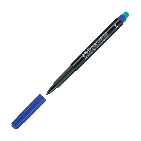 Faber-Castell Asetat-Cd Kalemi M Mavi (152551) - 1