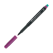 Faber-Castell Asetat-Cd Kalemi M Mor (152537) - FABER CASTELL