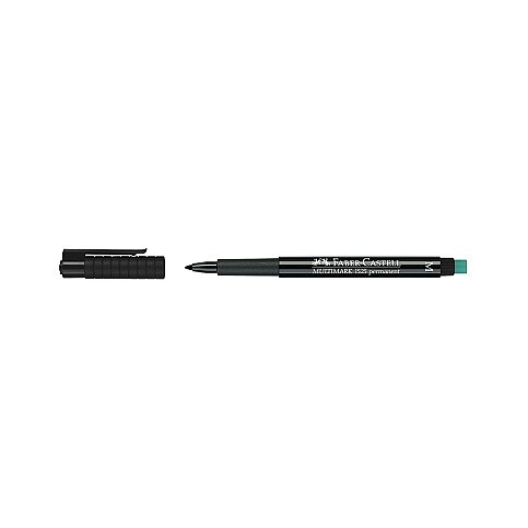 FABER-CASTELL ASETAT-CD KALEMİ M SİYAH (5010152599) - 1