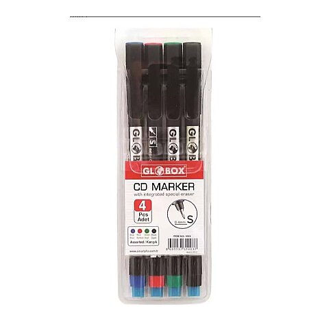 GLOBOX 1003 ASETAT-CD KALEMİ S 4 RENK - 1