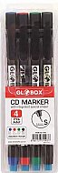 GLOBOX 1003 ASETAT-CD KALEMİ S 4 RENK - GLOBOX