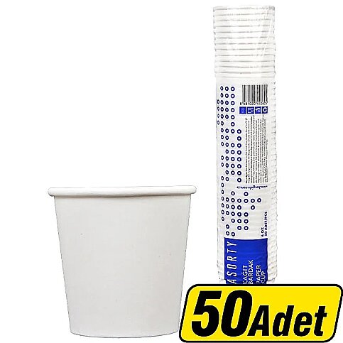 ASORTY KARTON BARDAK 4 OZ 50Lİ - 1