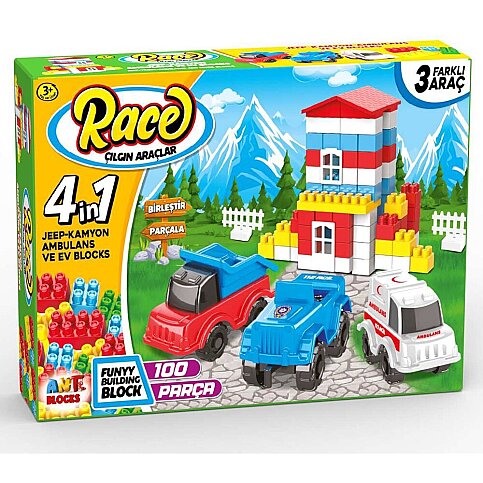 ASYA AN 011 BLOCKS 100 PARÇA CITY SET - 1