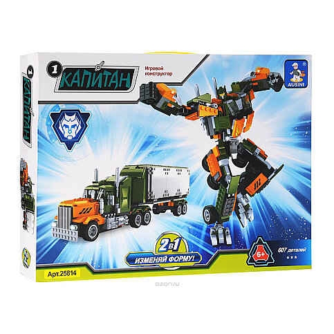 AUSİNİ ROBOT ARABA 607 PARÇA (25814) - 1