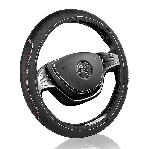 AUTOMİX 3085 TUTMALI DİREKSİYON KILIFI SİYAH - 1