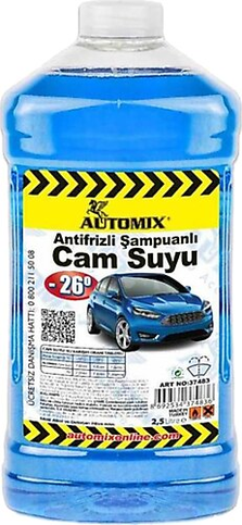Automix 37483 Antifrizli Şampuanlı Oto Cam Suyu 2.5Lt - 1