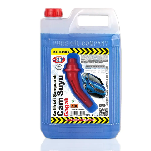 Automix 37485 Antifrizli Şampuanlı Gagalı Oto Cam Suyu 5Lt - 1