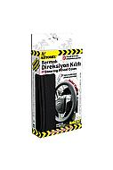 AUTOMİX 39509 SARMALI DİREKSİYON KILIFI DÜZ SİYAH - AUTOMİX