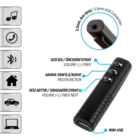 Automix 40040 Aux Bluetooth Kit - 1