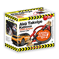 AUTOMİX 44414 AKÜ TAKVİYE KABLOSU 1000A (2500cc ve ÜZERİ ARAÇLAR İÇİN) - AUTOMİX