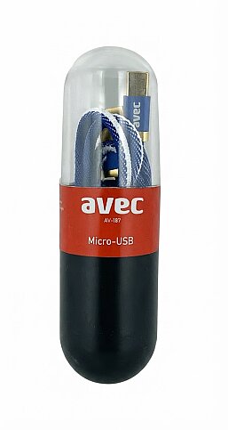 AVEC AC-187 MİCRO USB KABLO 1m - 1