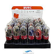 AVEC AC-188 LİGHTNİNG USB KABLO 1m - AVEC (1)