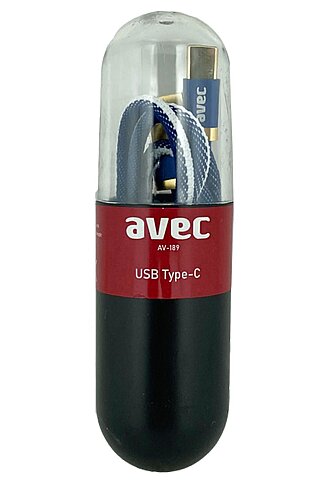 AVEC AC-189 USB TYPE-C KABLO 1m - 1