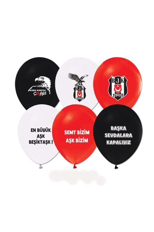 BALONEVİ BEŞİKTAŞ BASKILI BALON 8Lİ (7924)